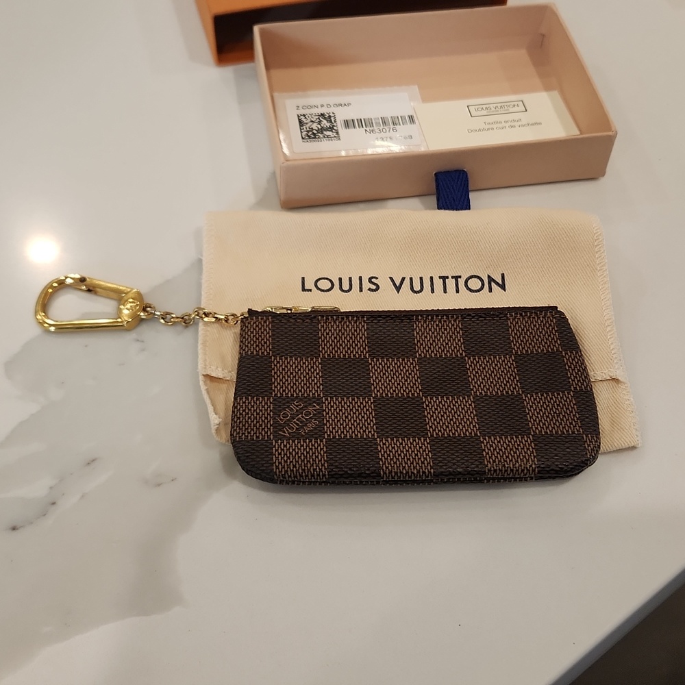 Authentic Loius Vuitton Zip Coin Pouch